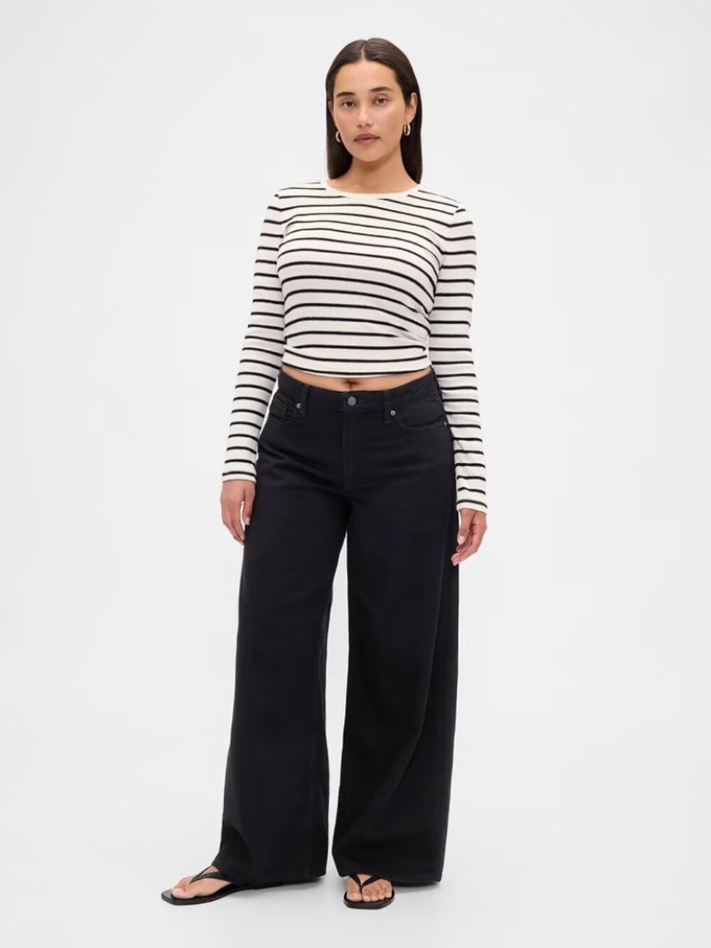 GAP Curvy Baggy Mid Rise Jeans - Size 26